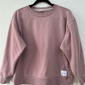 Calvin Klein Performance Dusty Pink Crew Neck Sweater
